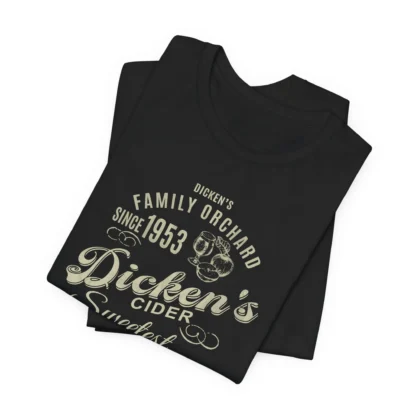 Dicken's Cider Tee in black