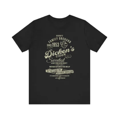 dicken cider tee in black