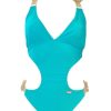 Emma One-Piece Swimsuit in Turquoise from Regina's Desire at Moosestrum.com