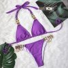 Gem & Crystal Bikini with Gold Chains from Moosestrum at Moosestrum.com