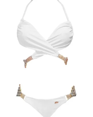 Gina Impressive Bikini in White from Regina's Desire at Moosestrum.com