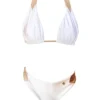 Mira Halter Top & Classic Bottom in White by Regina's Desire