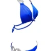 Nicole Halter Bikini in Blue from Regina's Desire at Moosestrum.com