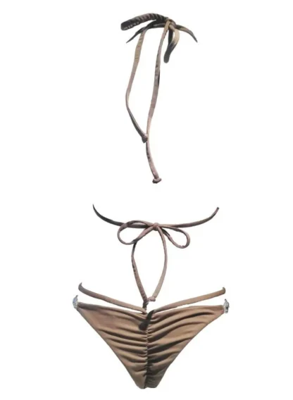 Shanel Triangle Bikini in Brown from Regina's Desire at Moosestrum.com