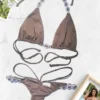 Shanel Triangle Bikini in Brown from Regina's Desire at Moosestrum.com