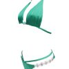 Shanel Triangle Bikini in Green from Regina's Desire at Moosestrum.com