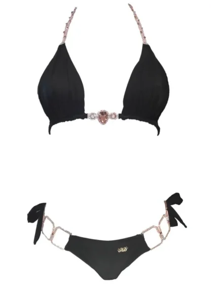 Tessa Triangle Bikini in Black from Regina's Desire at Moosestrum.com