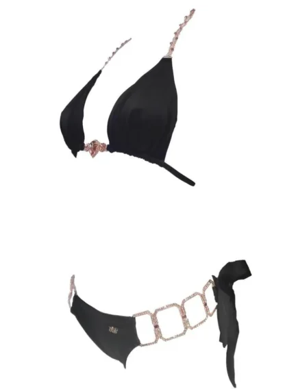 Tessa Triangle Bikini in Black from Regina's Desire at Moosestrum.com