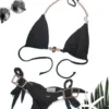 Tessa Triangle Bikini in Black from Regina's Desire at Moosestrum.com