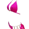 Tessa Triangle Bikini in Pink from Regina's Desire at Moosestrum.com