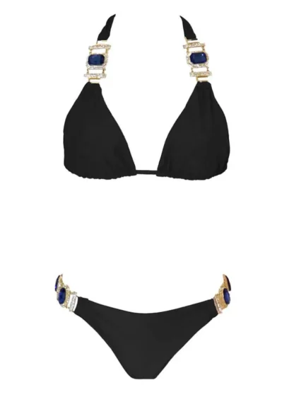 Tina Halter Bikini in Black from Regina's Desire at Moosestrum.com