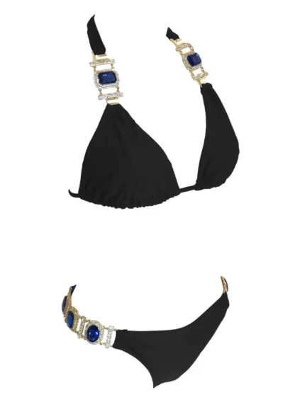 Tina Halter Bikini in Black from Regina's Desire at Moosestrum.com