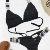 Tina Halter Bikini in Black from Regina's Desire at Moosestrum.com