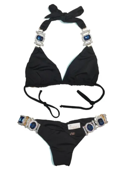 Tina Halter Bikini in Black from Regina's Desire at Moosestrum.com