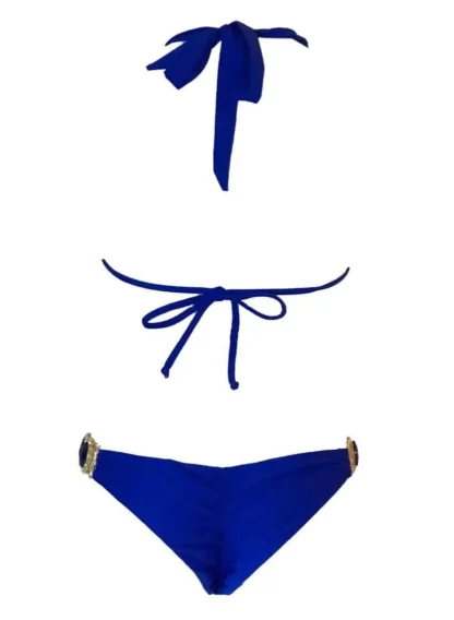 Tina Halter Bikini in Blue from Regina's Desire at Moosestrum.com