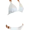 Tina Halter Bikini in White from Regina's Desire at Moosestrum.com